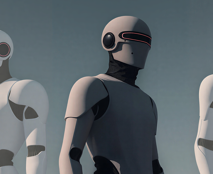 Humanoid robotics visual from the Nova Reid AI engineering portfolio concept
